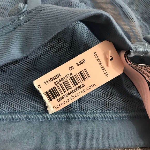 (Sold) Victoria Secret Blue Halter Bralette, XS - Picture 6 of 6
